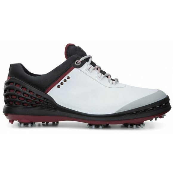 The Ecco Cage Men\'s Leather HYDROMAX® Golf Shoes